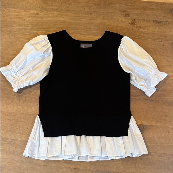 Anthropologie Tops - Anthropologie Mixed Media Top- Size M